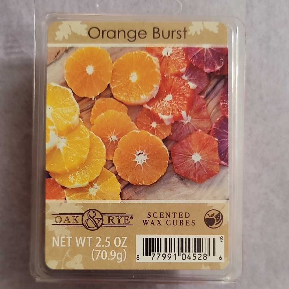 🌟NIB🌟 Oak & Rye Orange Burst Scented Wax Cubes